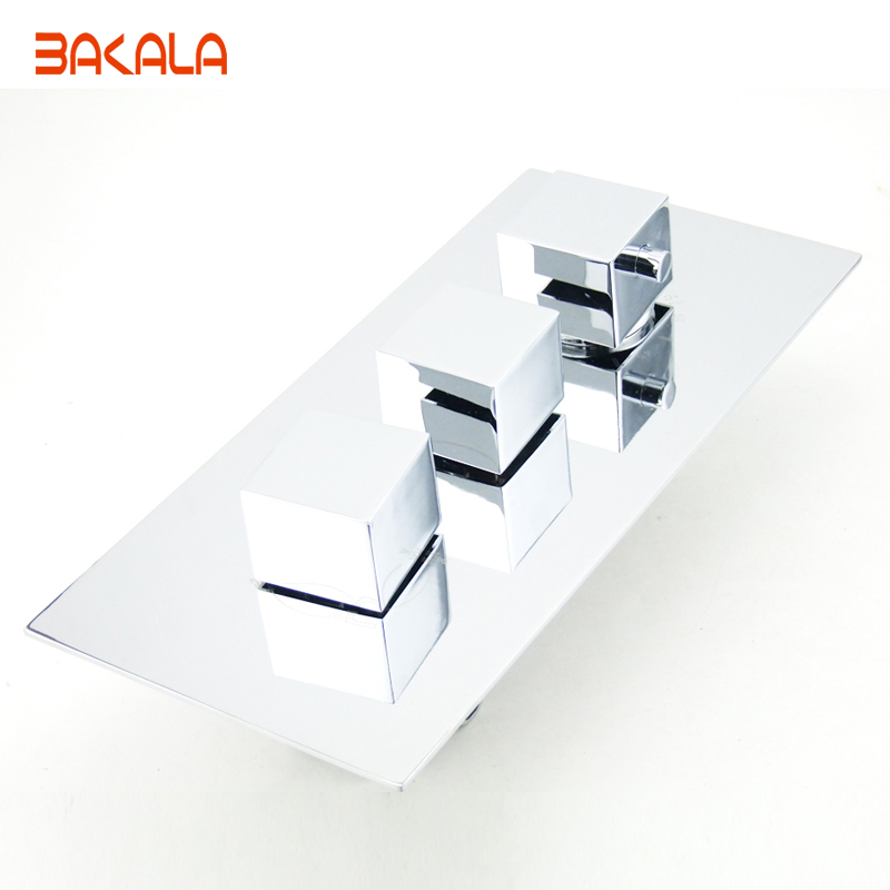 bakala vertical 4 way luxury high flow wall mounted thermostatic shower faucet br-9110