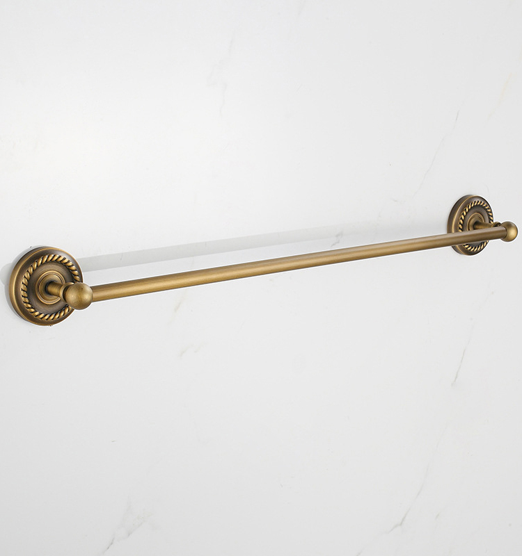 bronze 60 cm wall-mounted bathroom towel holders towel bars towels racks hanger single towel bar for bathroom kitchen