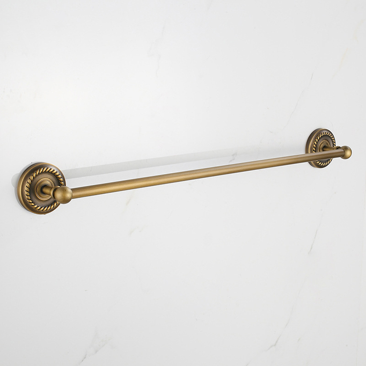 bronze 60 cm wall-mounted bathroom towel holders towel bars towels racks hanger single towel bar for bathroom kitchen