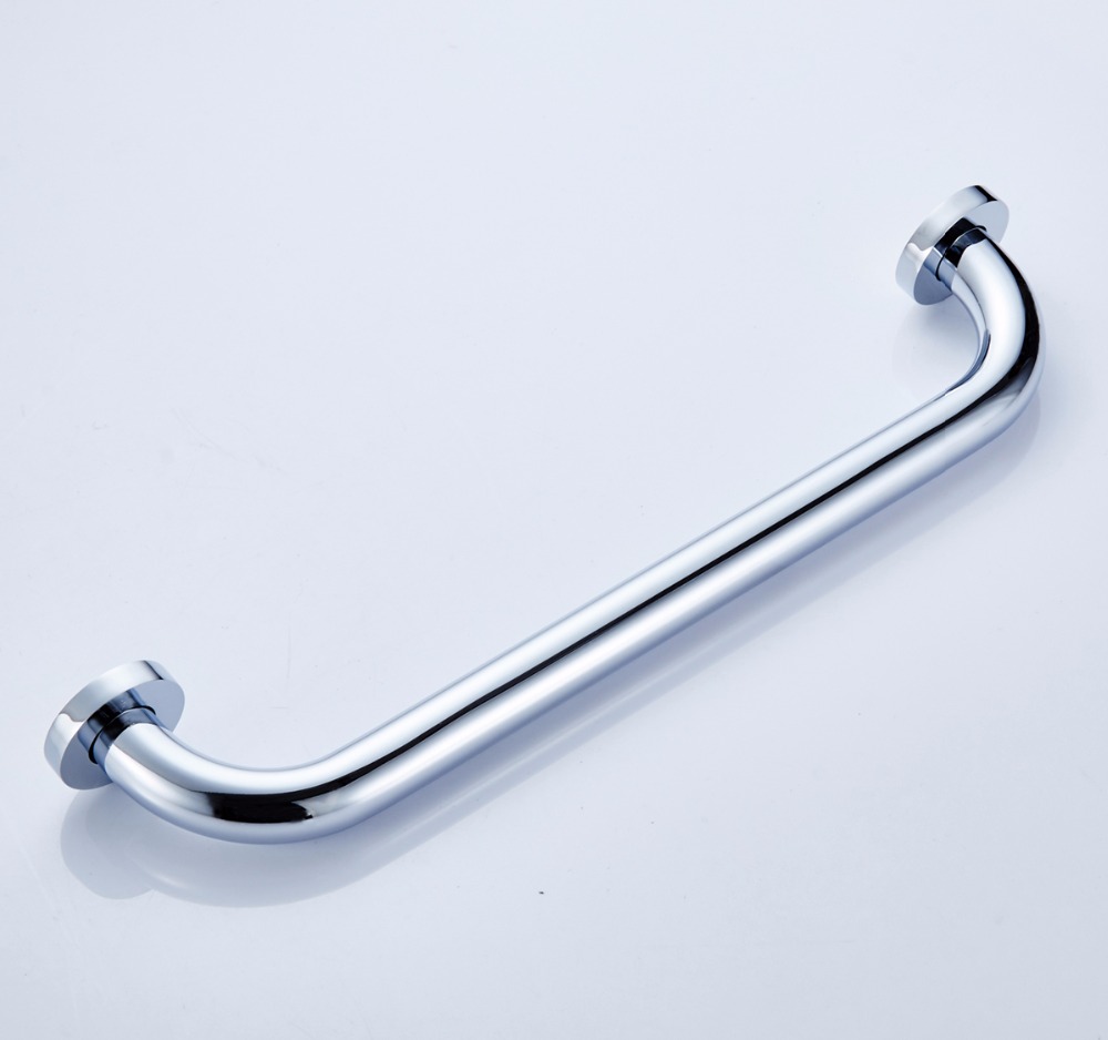 chrome bath bathroom grab bar support handle safe shower tub helping handgrip older children people keeping balance towel rail