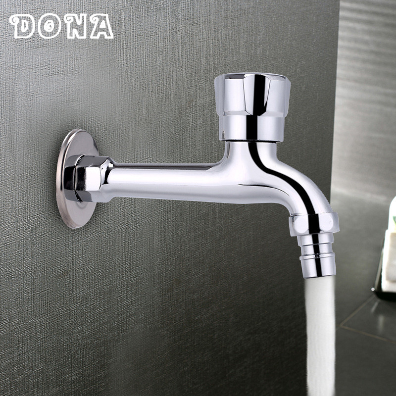 cold water tap washing machine faucet extra long chrome wall mounted garden laundry mop sink washing machine faucet dona4520