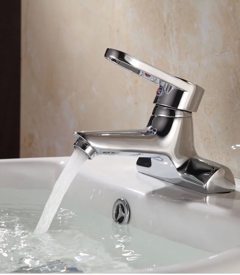 contemporary bathroom basin sink faucet with dual hole bathrom faucet and basin sink mixer tap