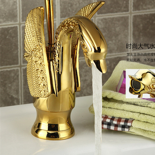 dona swan golden bathroom basin sink faucet with solid brass gold basin sink water tap and gold kitchen mixer taps