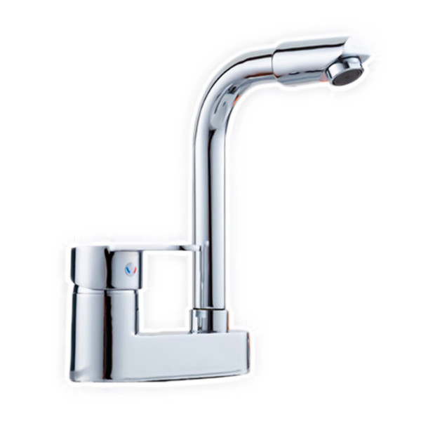 double holes kitchen faucet with single lever and cold kitchen sink mixer taps / kitchen faucet / sanitary ware