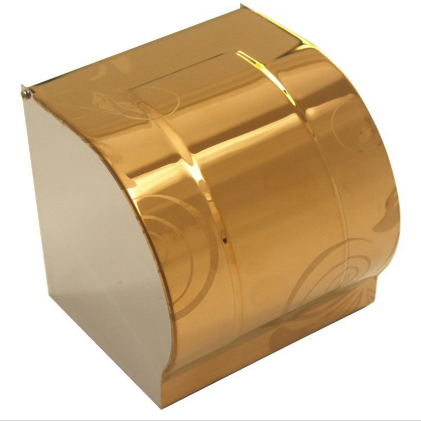 golden paper holder for el bathroom gold tissue paper holde or home toilet paper holder box