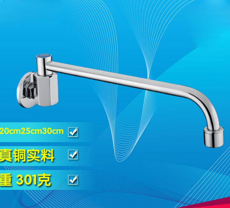 in wall single cold kitchen faucet with polished kitchen sink faucet , sanitary mixer taps