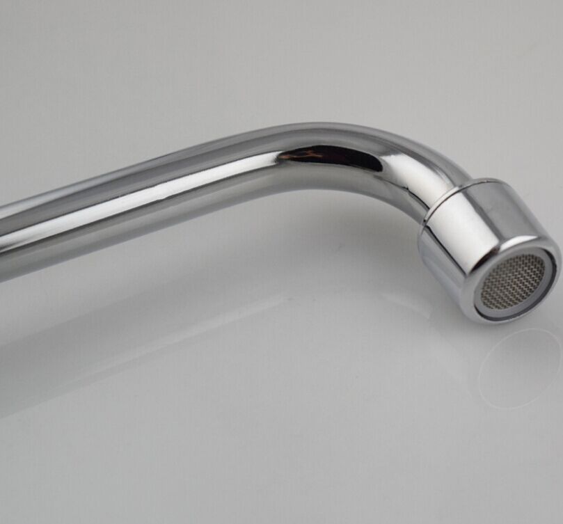 in wall single cold kitchen faucet with polished kitchen sink faucet , sanitary mixer taps