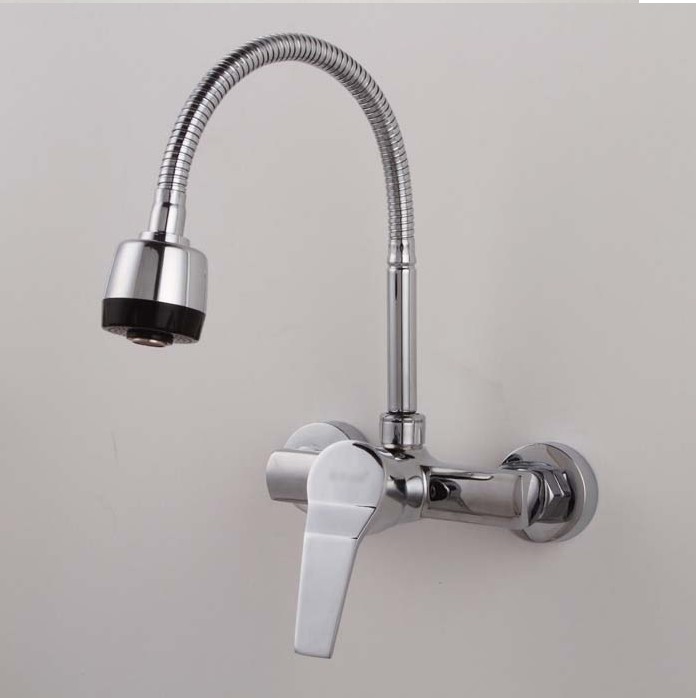 inwall mounted bathroom basin sink faucet with solid brass cold basin sink water faucet