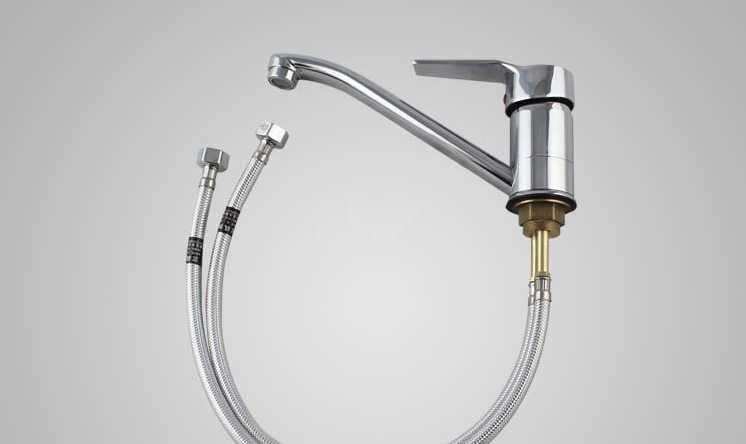 long mounth basin sink faucet and cold kitchen sink faucet with chrome plated basin sink mixer