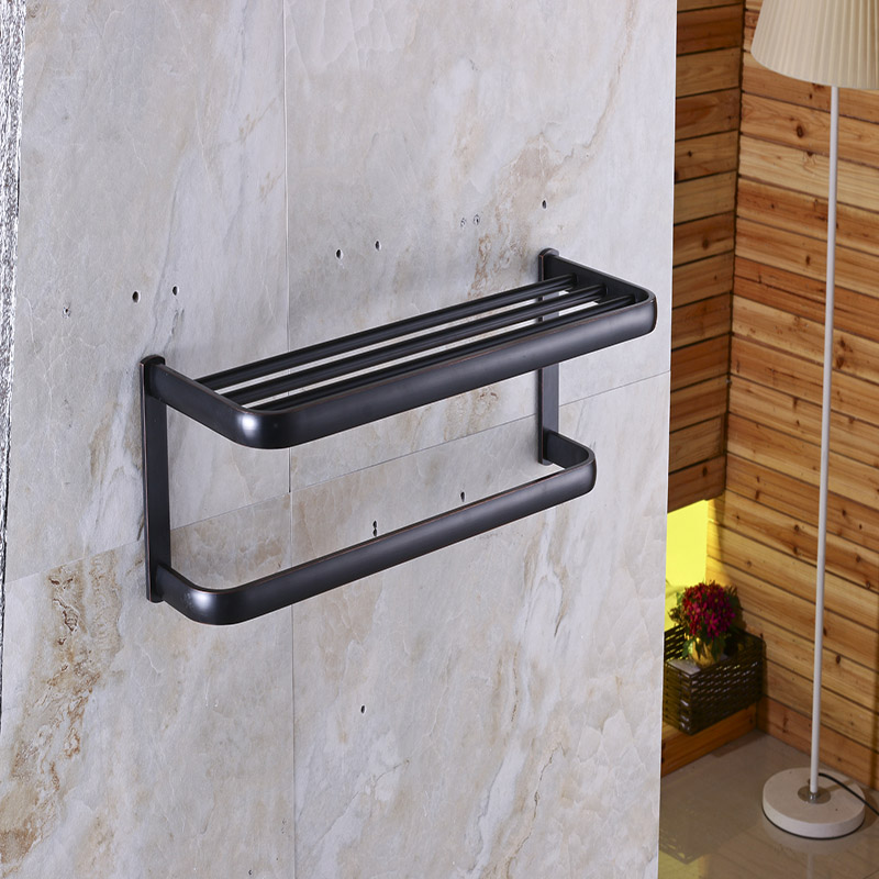 new classic solid brass bathroom towel holder wall mounted towel racks bathroom accessories double towel rack towel shelf