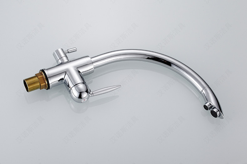 selling dual handle solid brass filter kitchen faucet by polished kitchen sink mixer tap with spring water tap