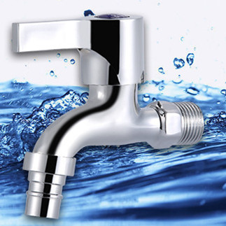 single handle zinc alloy fast on tap with inwall 1/2 washing machine faucet from dona sanitary