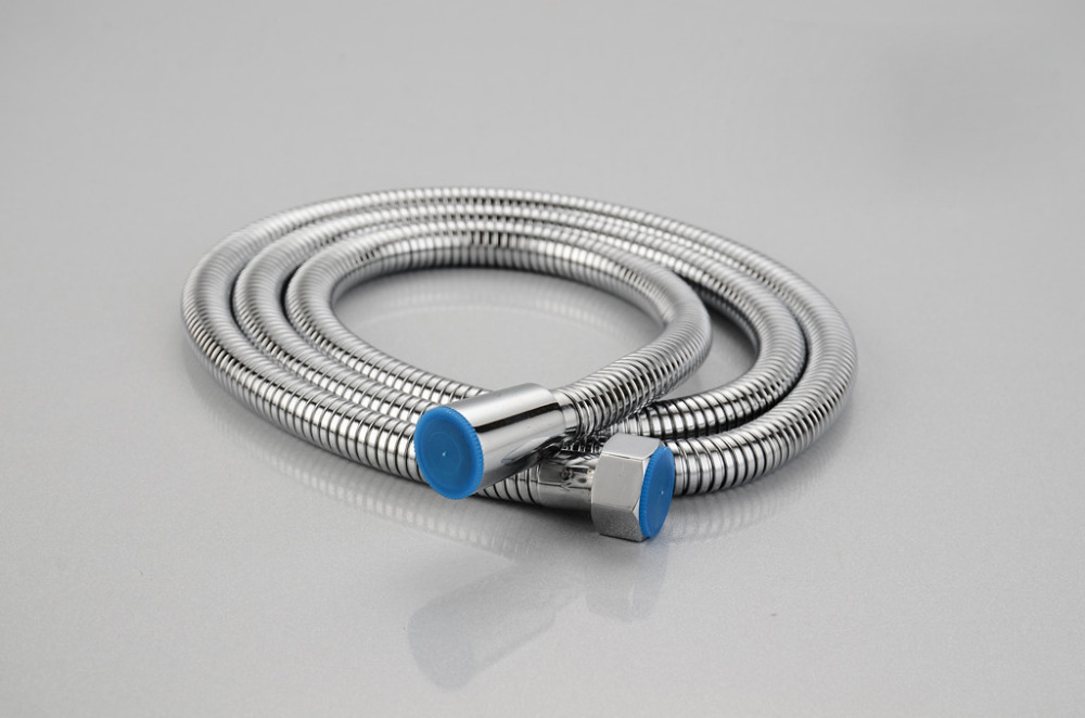 stainless steel shower hose with electroplating shower flexible pipe for bathroom accessories