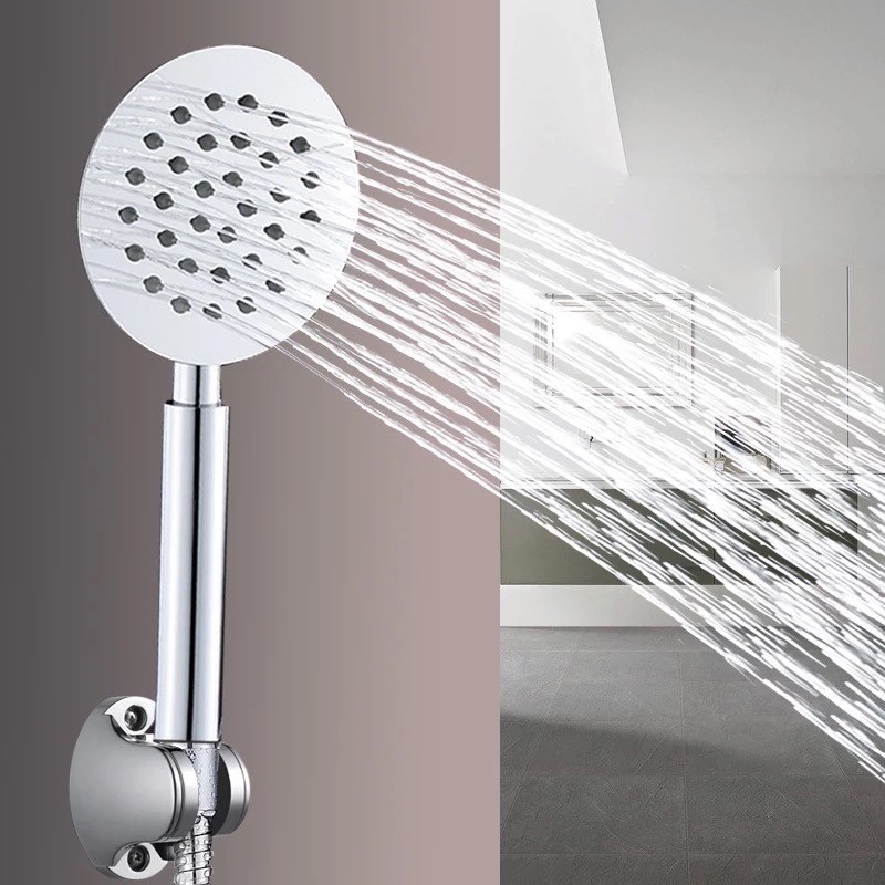 water saving shower head abs with chrome plated bathroom hand heads for shower douche rainfall bathroom booster showers sprayer