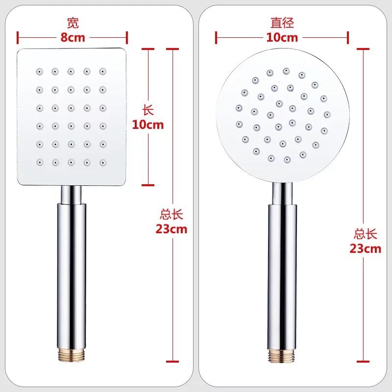 water saving shower head abs with chrome plated bathroom hand heads for shower douche rainfall bathroom booster showers sprayer