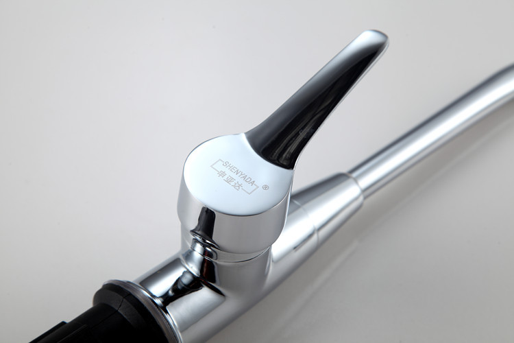 zinc alloy kitchen faucet with contemporary polished chrome kitchen sink mixer taps