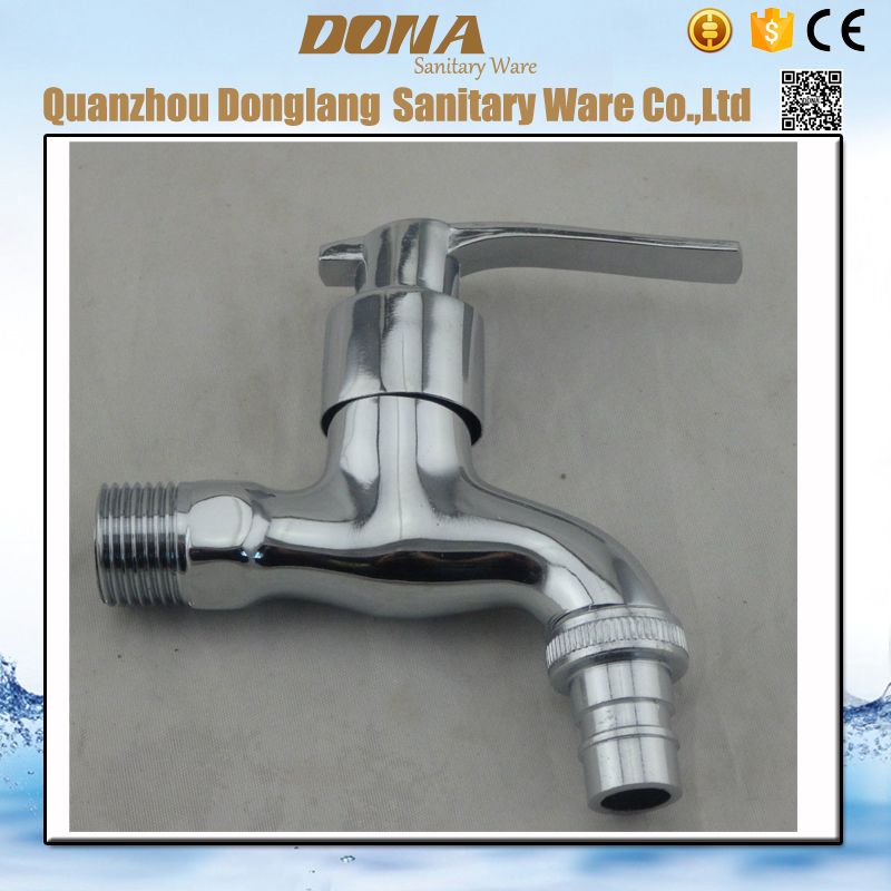 zinc alloy washing machine faucet and single cold inwall garden fast on tap