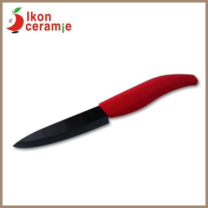 China Ceramic Knives,4 inch 100% Zirconia Ikon Ceramic Fruit Knife.(AJ-4001B-AR)