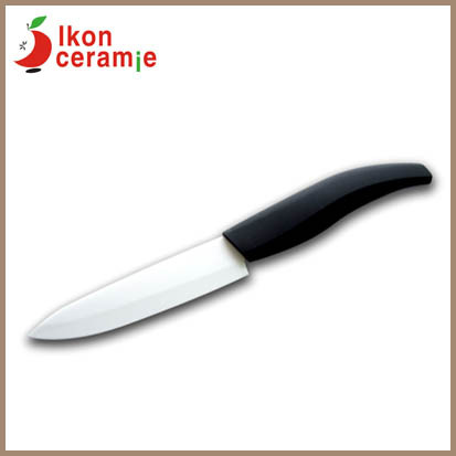 China Ceramic Knives,5 inch 100% Zirconia Ikon Ceramic Fruit Knife.(AJ-5001W-AB)