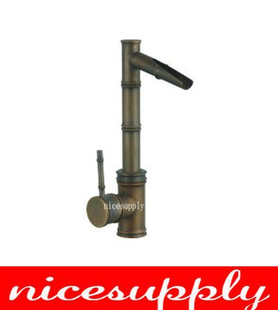 antique brass faucet kitchen basin sink Mixer tap b639 long neck mixer tap
