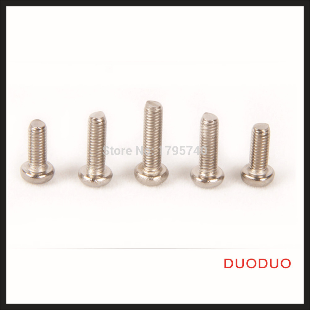 200pcs din7985 m5 x 10 a2 stainless steel pan head phillips screw cross recessed raised cheese head screws