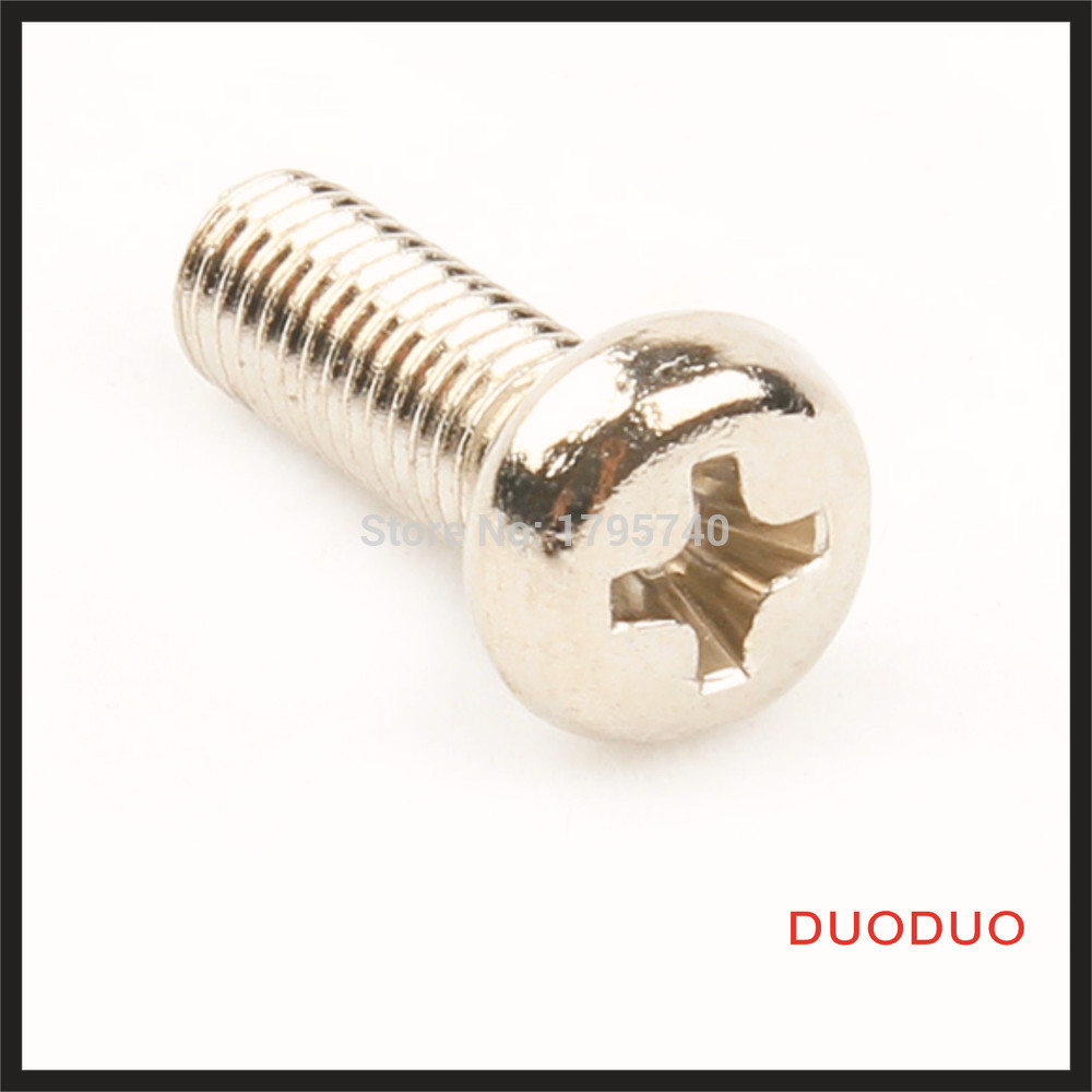 200pcs din7985 m5 x 10 a2 stainless steel pan head phillips screw cross recessed raised cheese head screws