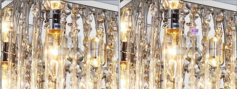 crystal chandelier light fixture simple ceiling chandelier lights led light source