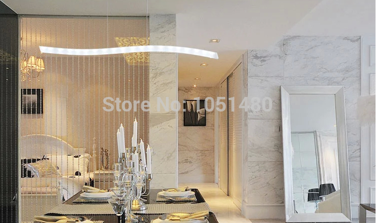 new item s design pendant led chandelier ,l800*w30*h25mm dinning room chandelier bar light