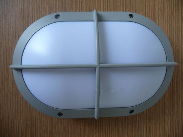 220 * 135 * 65mm oval opal acrylic cover cross moisture-proof lights oval aluminum die casting cover with e27 base wall light