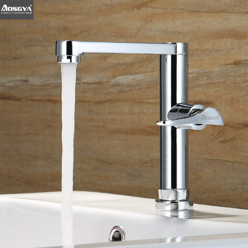 bathroom 360 degree rotating single cold faucet, basin single hole cold water tap, with 60cm flexible hose