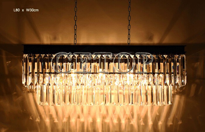 best price american country crystal chandelier dining room creative rectangular crystal pendant lamp led lighting rh chandelier