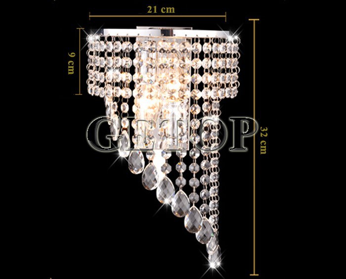 best price bedroom k9 crystal wall lights wall sconce hallway lights e14 led crystal wall lamp lustres de cristal lighting