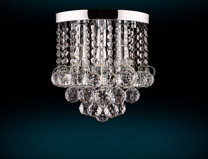 best price crystal chandelier lighting fixture crystal lustre lamp for aisle stair hallway corridor porch light d28cm*h25cm