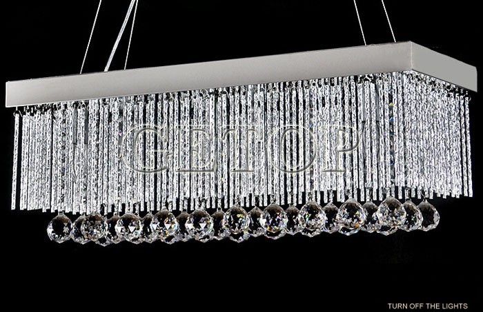 best price crystal chandeliers restaurant pendant lamp rectangle k9 crystal ceiling lamp fixture modern led lighting