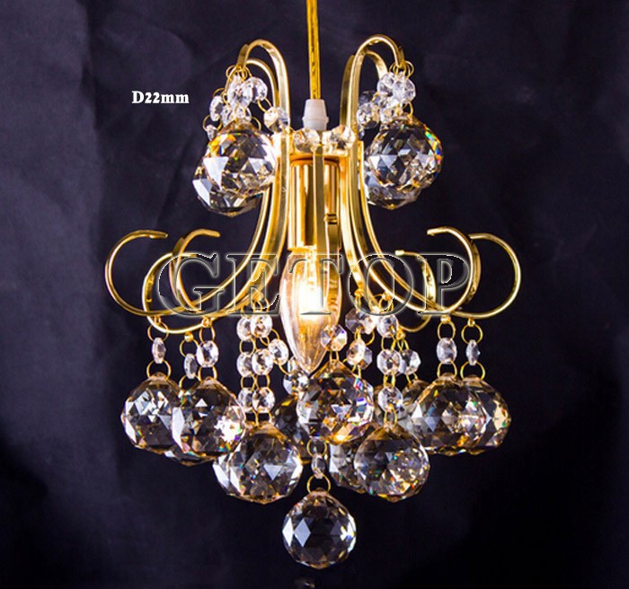 best price luxury crystal chandelier home lighting gold lamp holder creative living room restaurant led crystal lamp e14 base