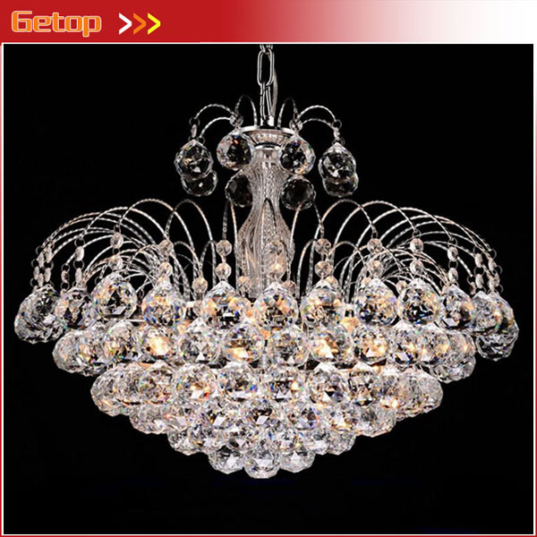 best price luxury crystal chandelier k9 crystal lamp living room bedroom modern restaurant round creative led lamps lighting