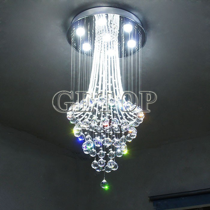 best price luxury el restaurant k9 crystal chandelier penthouse duplex stairs crystal lamp living room lights villa led