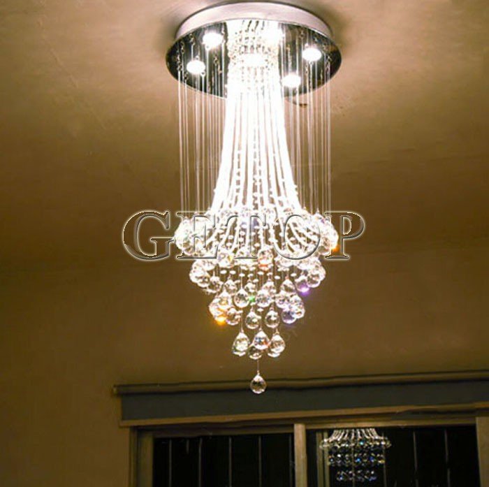 best price luxury el restaurant k9 crystal chandelier penthouse duplex stairs crystal lamp living room lights villa led