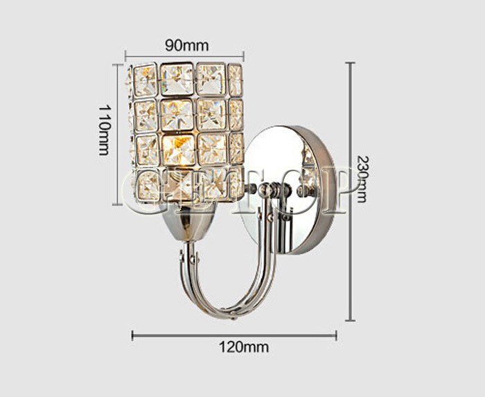 best price modern crystal wall lamps e14 led crystal wall light bedside lamps living room bedroom corridor lights home lightings