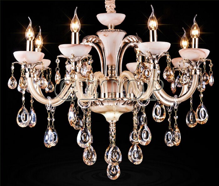 best price modern european luxury crystal chandelier living room lamp bedroom lamp restaurant lights led lighting fixture