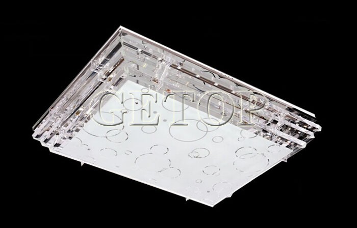 best price modern led rectangle ceiling lights living room restaurant crystal light led lighting fixtures indoor decoration