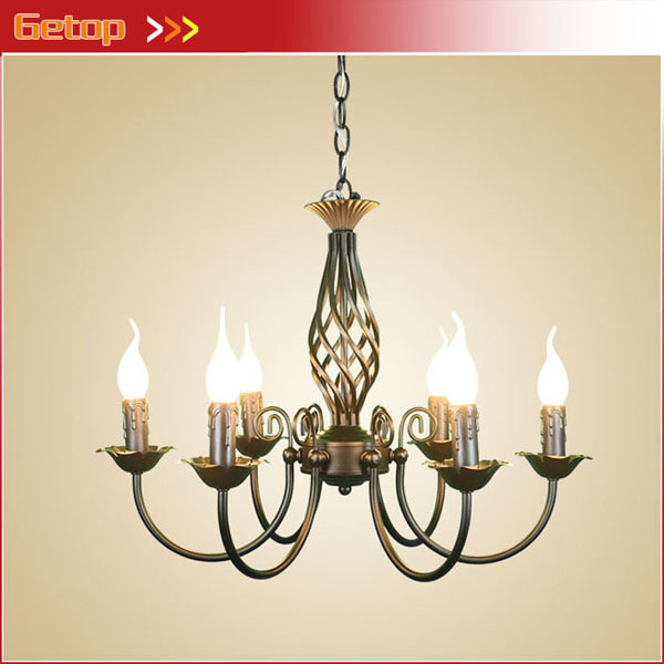 best price modern minimalist candle chandelier creative pastoral lighting fixtures living room lights dining room bedroom lights