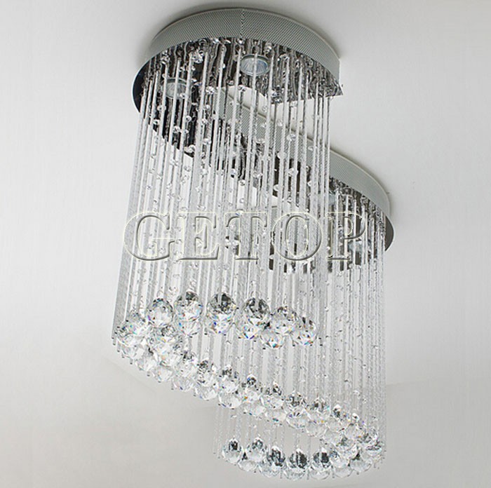 best price modern minimalist personalized restaurant led crystal lamp parlor lamp hall el crystal ceiling light