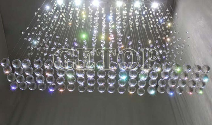 best price new restaurant hanging wire crystal lamp led curtain partition crystal chandeliers bedroom living room crystal lights