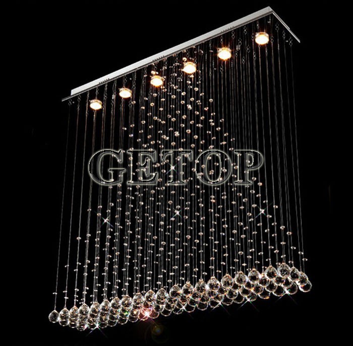 bestselling modern minimalist led crystal chandelier curtain crystal light living room bar lights lustres de cristal chandeliers