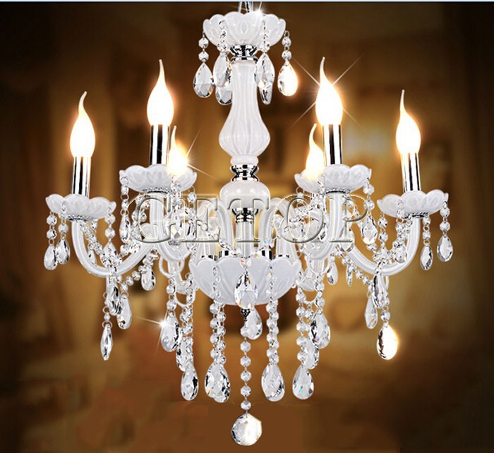 european k9 crystal lamps home lighting lustres de cristal decoration white crystal pendant lights glass living room indoor lamp