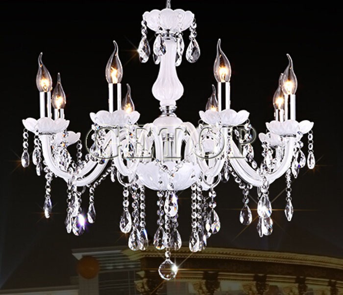 european k9 crystal lamps home lighting lustres de cristal decoration white crystal pendant lights glass living room indoor lamp