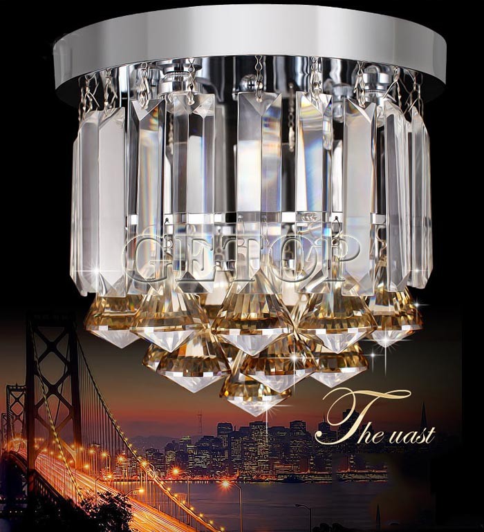 modern led aisle crystal lamp entrance light hallway led ceiling lamp dining hall corridor light d23 x h21cm crystal lighting