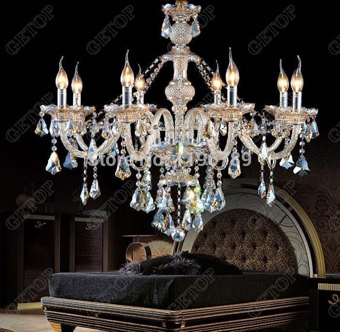 modern luxury crystal lamp candle crystal chandelier light k9 crystal light living room bedroom el hall candle lamp