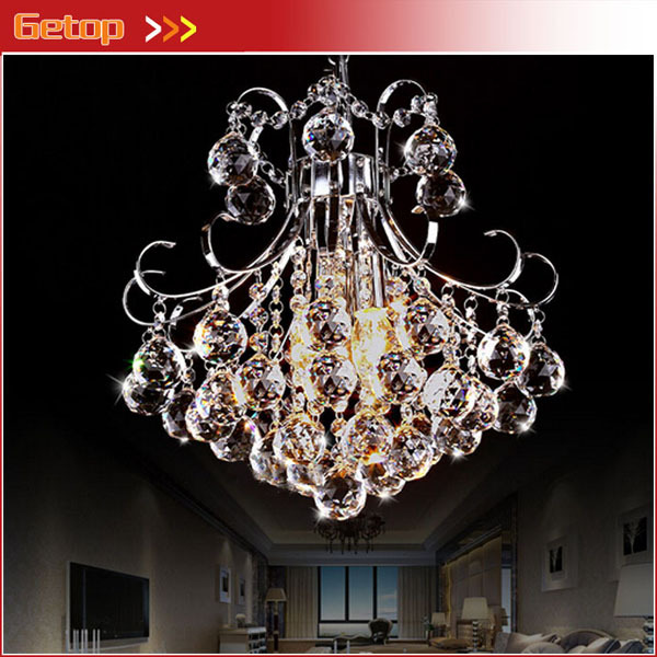 modern luxury led crystal chandelier restaurants bedroom crystal lamp fashion creative living room lamp aisle crystal light